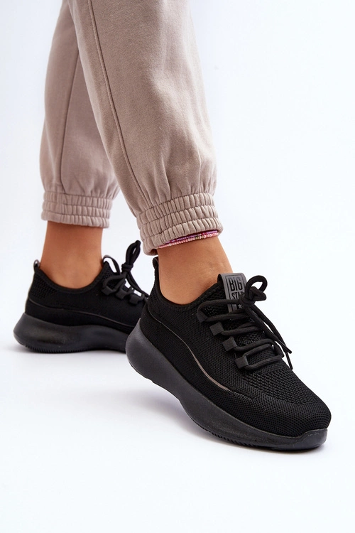 Damskie Buty Sportowe Big Star NN274663 Czarne