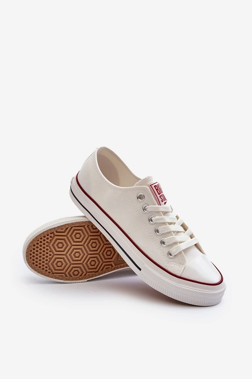 Niskie Trampki Męskie Big Star NN174102 Białe