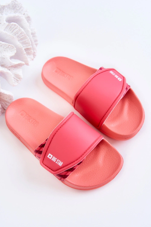 Lekkie Klapki Dziecięce Big Star JJ374359 Różowe