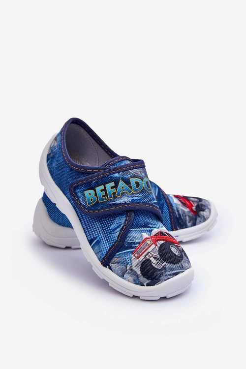Chłopięce Papcie Befado 974X507 Niebieskie