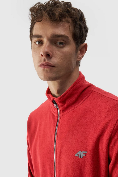 Polar Męski Regular Ze Stójką 4F 4FWMM00TFLEM289-60S Czerwony