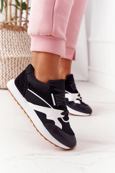 Damskie Sportowe Buty Sneakersy Czarne After Hours