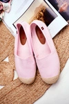 Espadryle Damskie Pleciona Podeszwa Różowe Big Star DD274728
