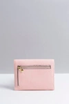 Mały Damski Portfel Pudrowy Róż Portmonetka