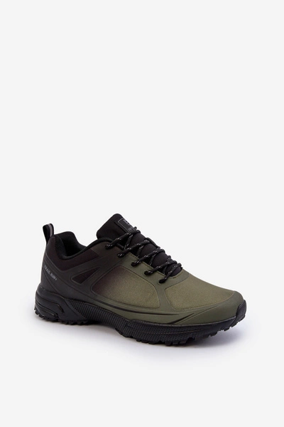Męskie Buty Sportowe Trekkingowe Khaki Menesio