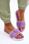 Damskie Sportowe Klapki Fioletowe Sunrise