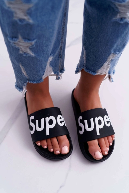 Damskie Klapki Czarne Super Losaria