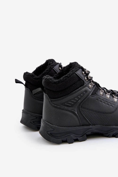 Ocieplane Buty Trekkingowe Męskie Czarne Loreinae