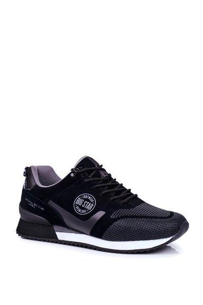 Sportowe Męskie Buty Sneakersy Big Star Czarne GG174548