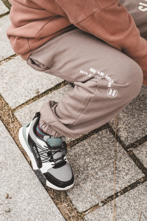 Dziecięce Buty Sportowe Memory Foam System Big Star LL374217 Czarno-Szare