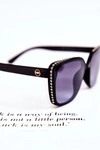 Damskie Okulary Przeciwsłoneczne Ombre M2338 Czarne