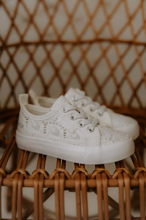 Trampki Ażurowe Big Star JJ374134 Białe