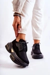 Damskie Sneakersy Sportowe Buty Czarne New Horizon