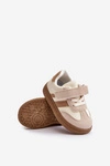 Sneakersy Dziecięce Na Rzep Beżowe Tromella