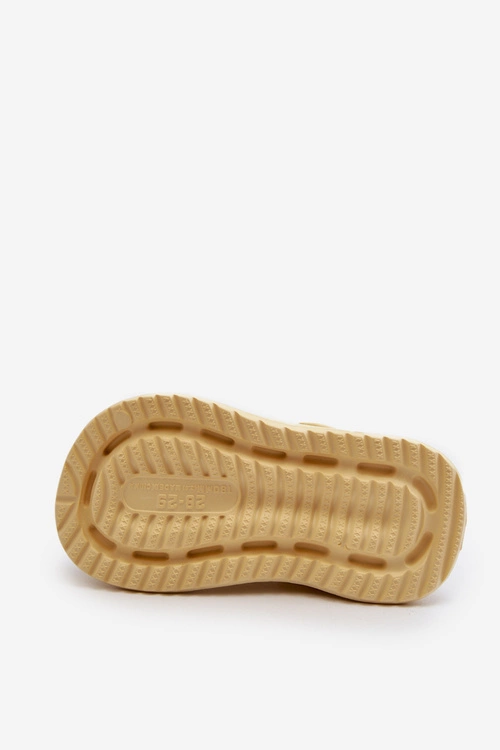 Lekkie Piankowe Klapki Dziecięce Z Ozdobami Żółte Ifrana