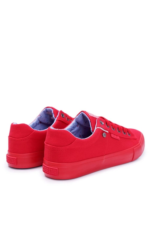 Trampki Męskie Niskie Big Star Czerwone AA174093