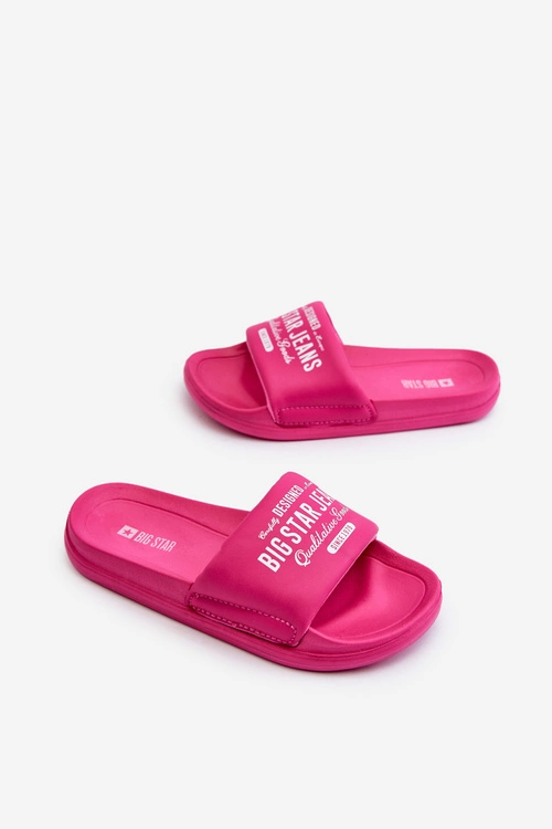 Piankowe Klapki Dziecięce Big Star NN374519 Różowe