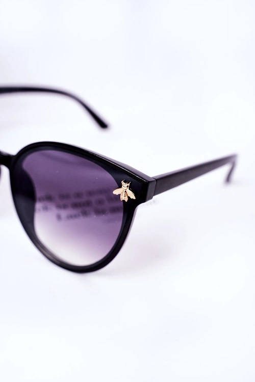 Okulary Przeciwsłoneczne Z Muchą Czarne Ombre