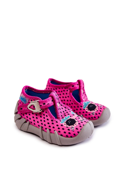 Buty Papcie Befado Truskawki 110P455 Różowe