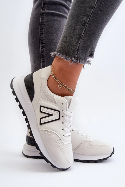 Damskie Sneakersy Buty Sportowe Białe Daisee