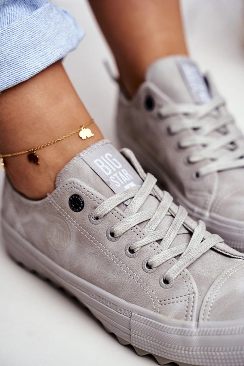Trampki Damskie Big Star Szare GG274075