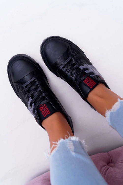 Damskie Trampki Big Star Czarne EE274090