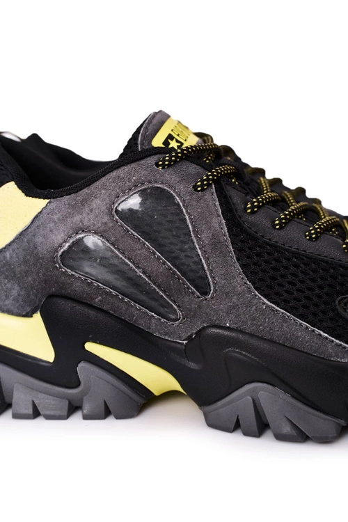 Męskie Sportowe Buty Memory Foam Big Star HH174278 Czarne