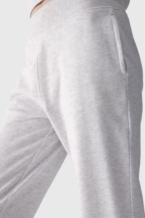 Damskie Spodnie Dresowe Joggery 4F 4FWMM00TTROF0945-27M Szare