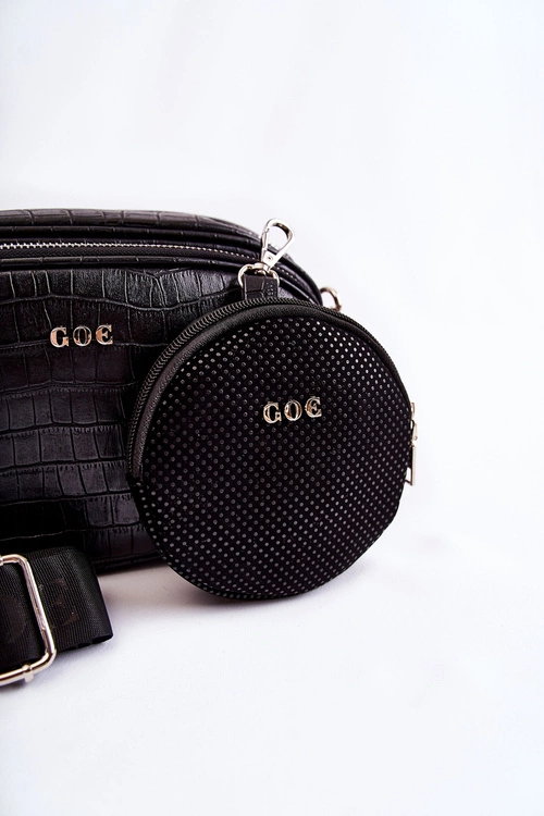 Damska Torebka Listonoszka 3w1 GOE ZNJ032 Czarna