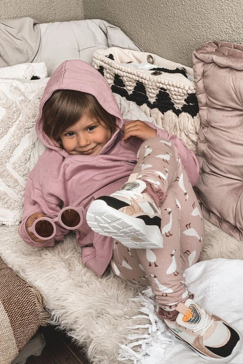 Dziecięce Sportowe Buty Sneakersy Czarno-Różowe Game Time