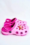 Klapki Dziecięce Piankowe Kroksy Różowe Dziewczynka