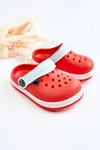 Dziecięce Wygodne Klapki Kroksy Czerwone Colly