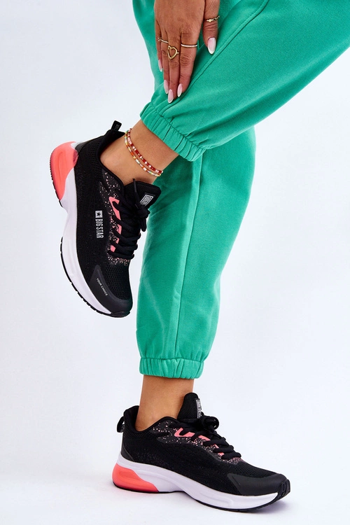 Modne Buty Sportowe Memory Foam System Big Star LL274318 Czarne