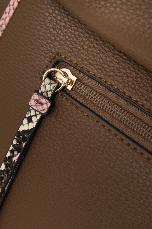 Torebka Shopperka NOBO N1680-CM17 Brązowa