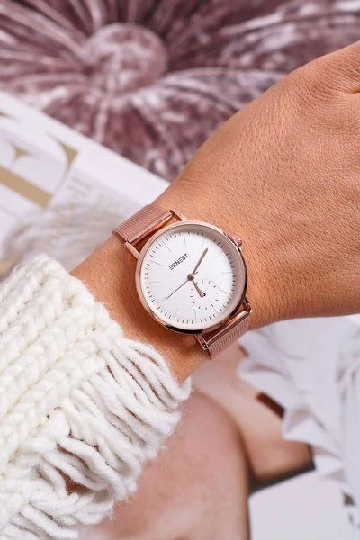 Damski Zegarek Ernest Złoty Róż Fermm