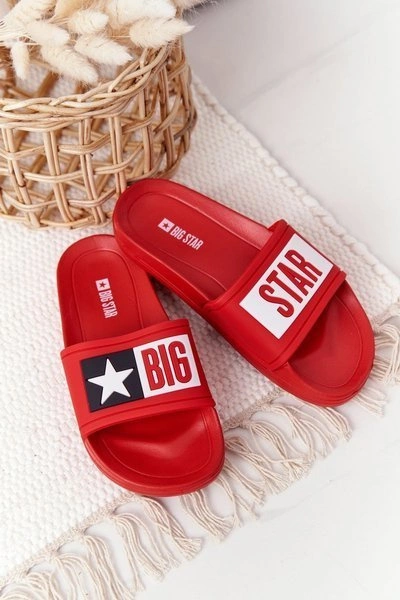 Klapki Dziecięce Big Star DD374153 Czerwone