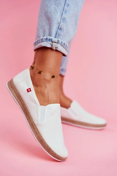 Espadryle Damskie Big Star Slip-on Białe FF276038