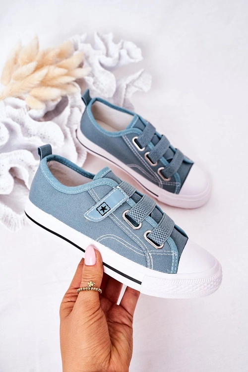 Dziecięce Trampki Na Rzep Niebieskie Avengers