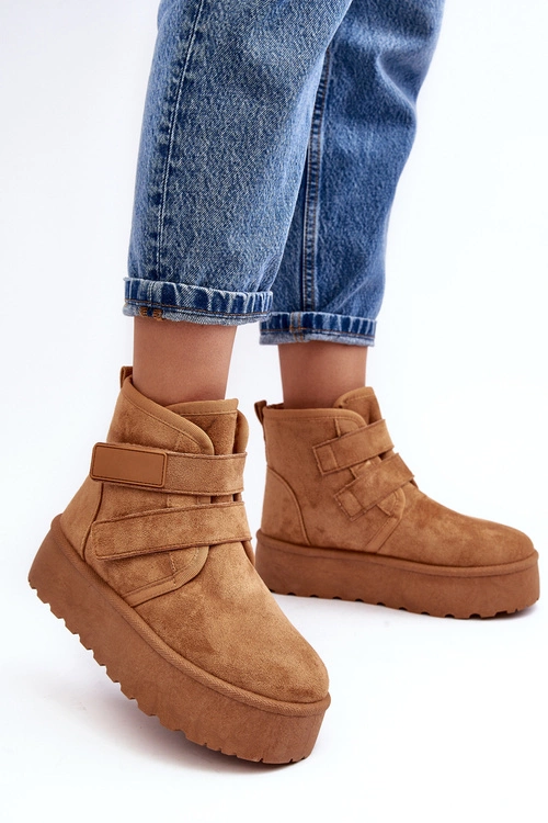 Damskie Śniegowce Na Platformie Camel Naredi