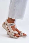 Damskie Sandały Lee Cooper LCW-24-34-2614 Beżowe
