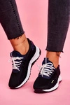 Sportowe Damskie Buty Sneakersy Czarne Pamela