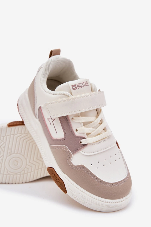 Lekkie Sneakersy Dziecięce Big Star RR374055 Beżowe