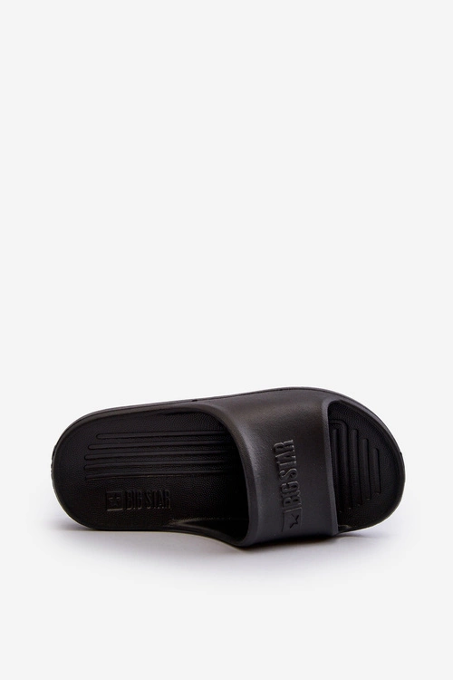 Lekkie Piankowe Klapki Dziecięce Big Star NN374556 Czarny