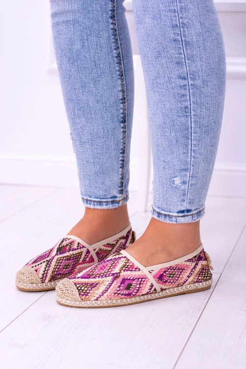 Lu Boo | Damskie Wsuwane Lniane Espadryle Bimbi