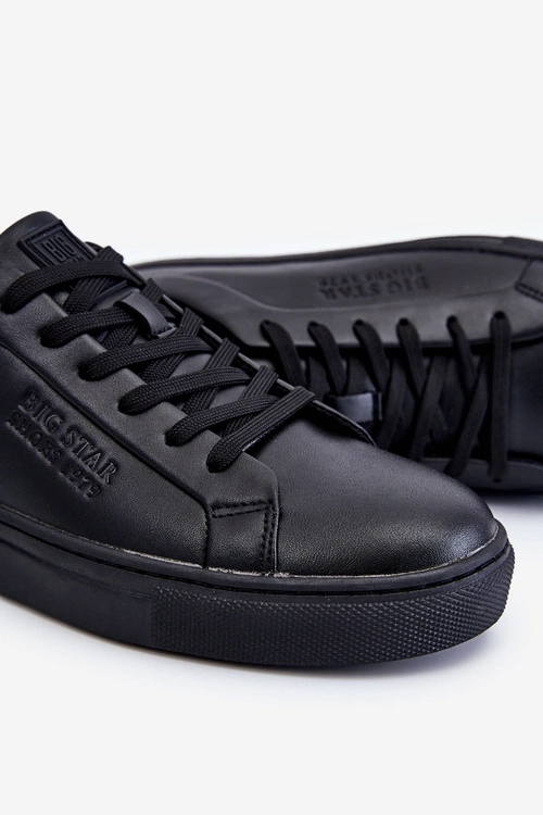 Męskie Buty Sportowe Memory Foam Big Star LL174194 Czarne