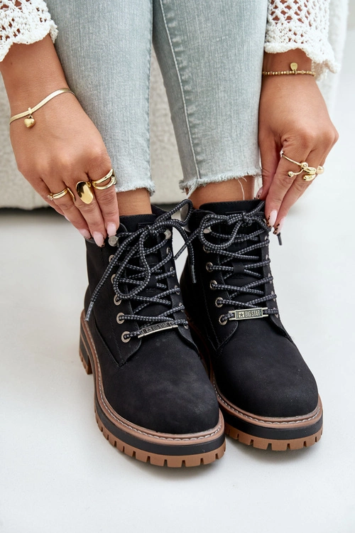 Trapery Damskie Ocieplane Big Star OO274A290 Czarne