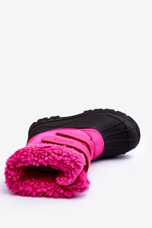 Dziecięce Śniegowce Na Rzepy Big Star Fuksja MM374112