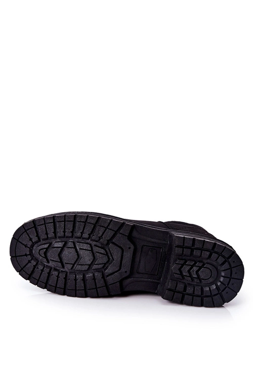 Męskie Buty Trekkingowe Cross Jeans EE1R4028C Czarne