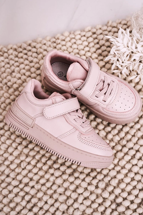 Dziecięce Sportowe Buty Na Rzep Różowe Airy