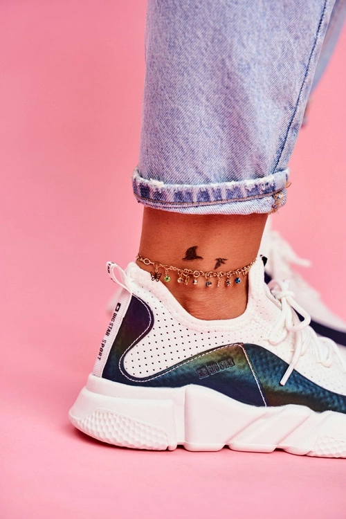 Damskie Sportowe Obuwie Big Star Białe FF274A052